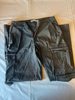 YMI women’s Olive Green Cargo Pants - Utility Pocket Design
